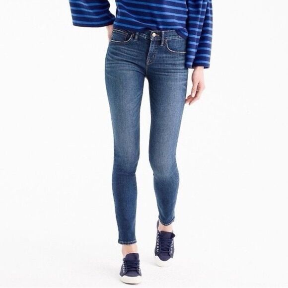 J. Crew Women’s Size 27 Toothpick Skinny Ankle Stretch Jeans - Picture 1 of 14